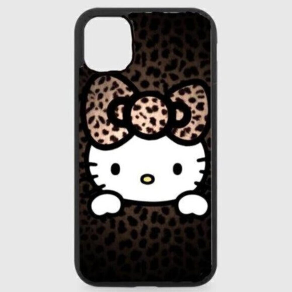 HELLO kitty Leopard Phone case